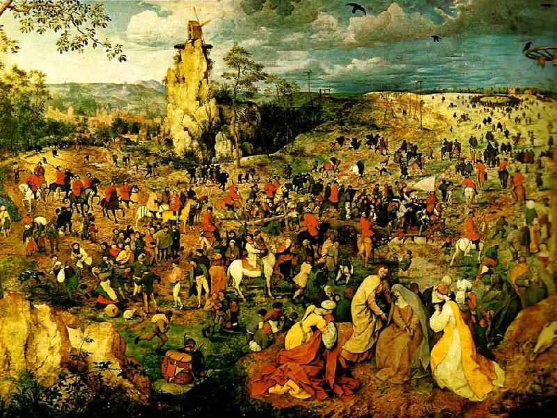 Pieter Bruegel vagen till golgata Germany oil painting art